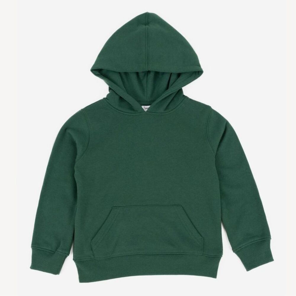 Leveret Kids Hooded Sweatshirt - Hoodie Pullover with Pocket Green